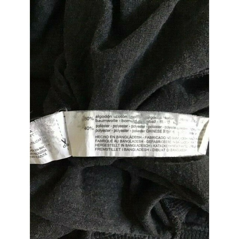 Zara Sweater Charcoal Women's Pullover Sz Small * - Picture 8 of 8